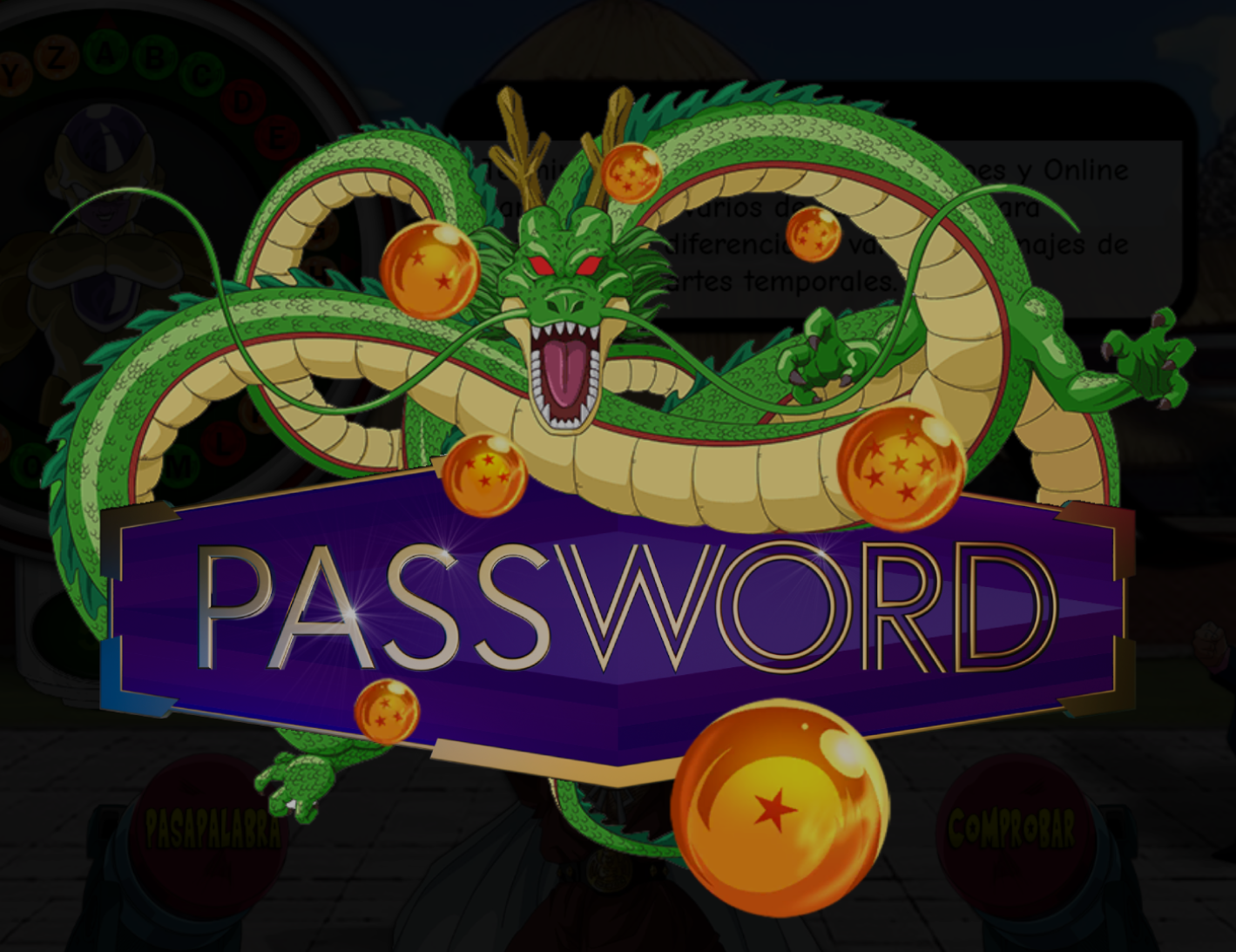 Cover with the PassWord logo and the game in the background.